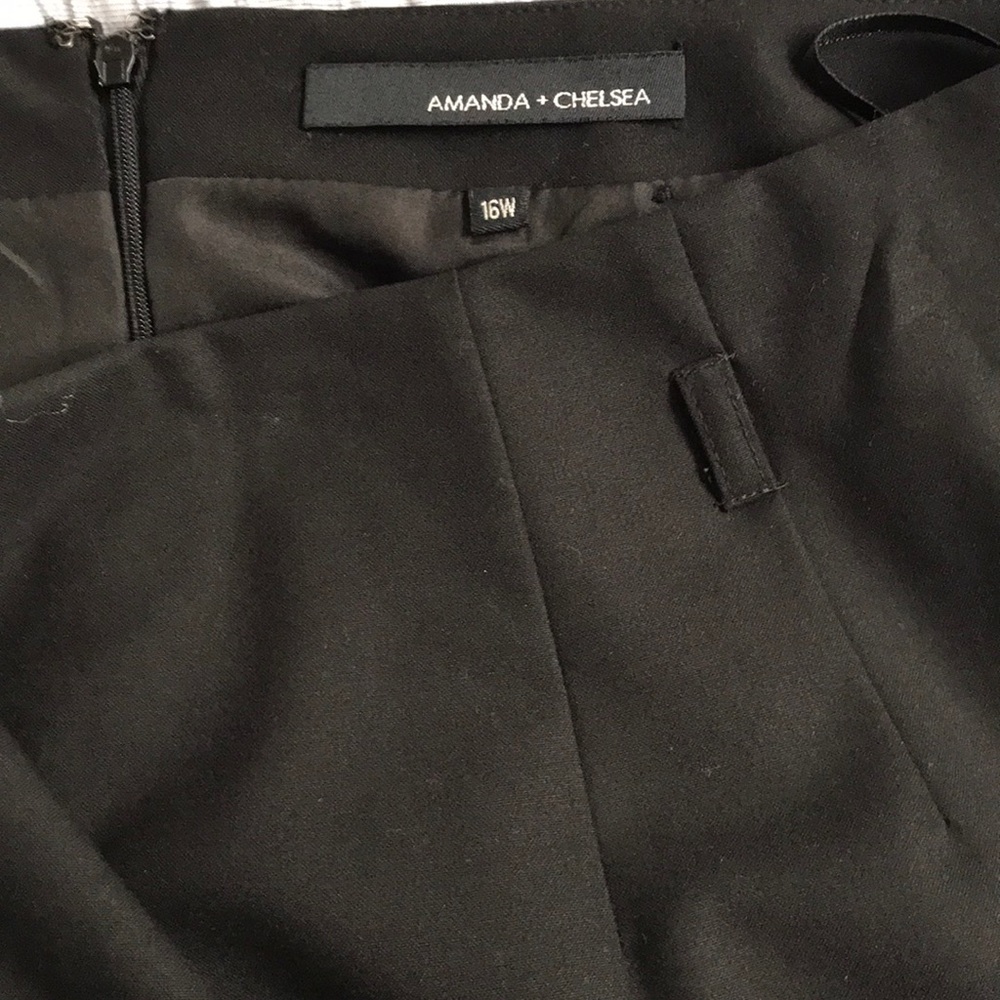 Black pencil skirt